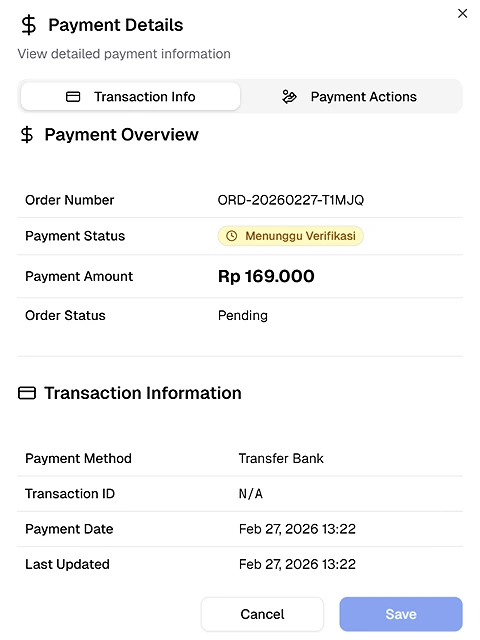 SalesWhiz Payments Feature